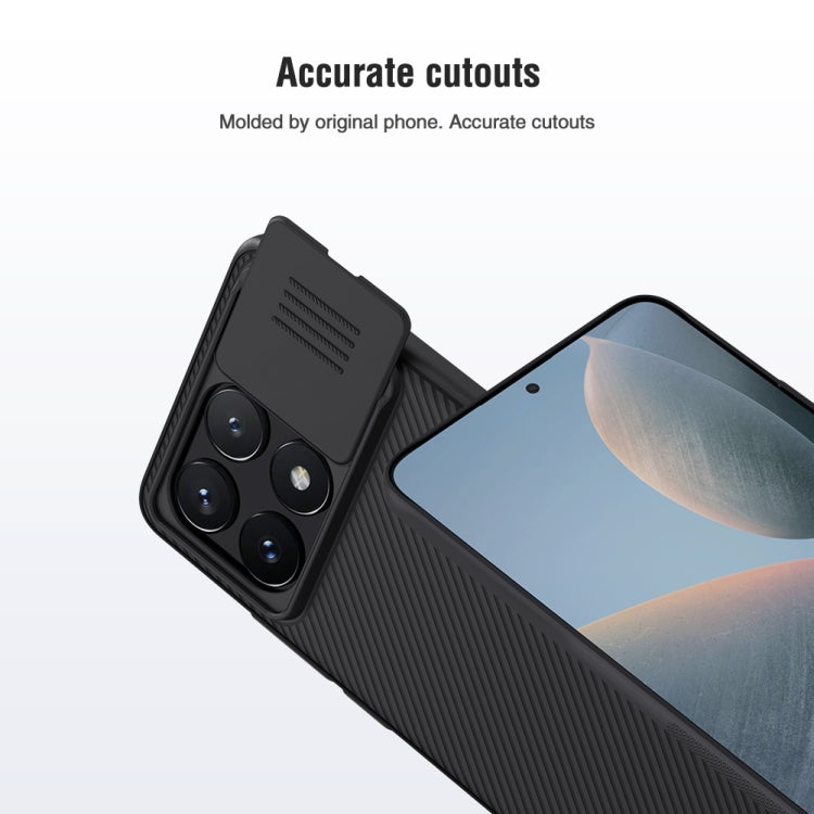 For Xiaomi Redmi K70E / Poco X6 Pro 5G NILLKIN Black Mirror Series Camshield PC Phone Case(Black) - free shipping - PMC TechLife - Order now!