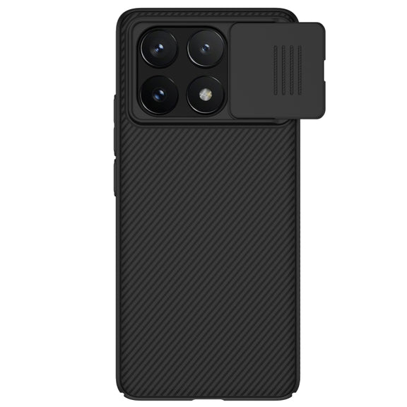 For Xiaomi Redmi K70E / Poco X6 Pro 5G NILLKIN Black Mirror Series Camshield PC Phone Case(Black)