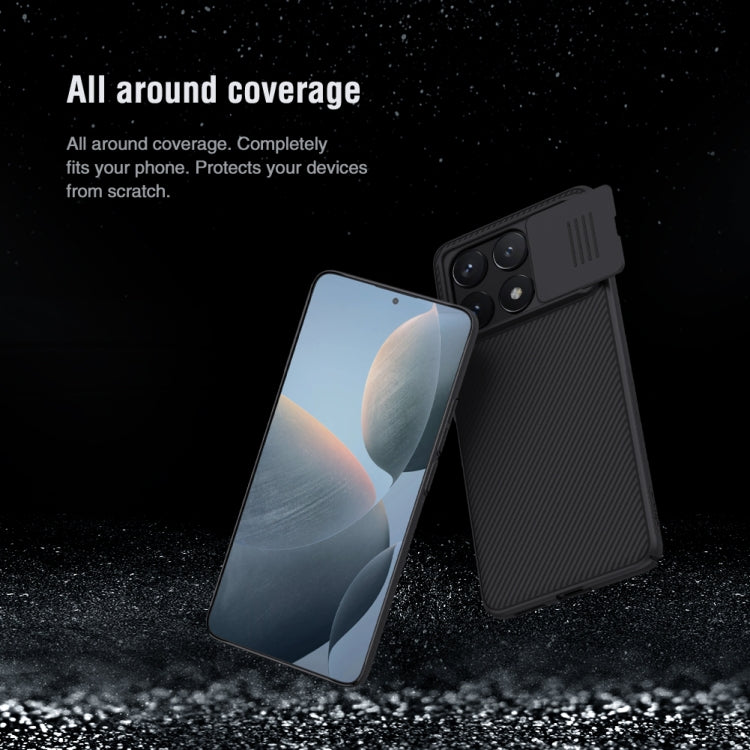 For Xiaomi Redmi K70E / Poco X6 Pro 5G NILLKIN Black Mirror Series Camshield PC Phone Case(Black) - free shipping - PMC TechLife - Order now!