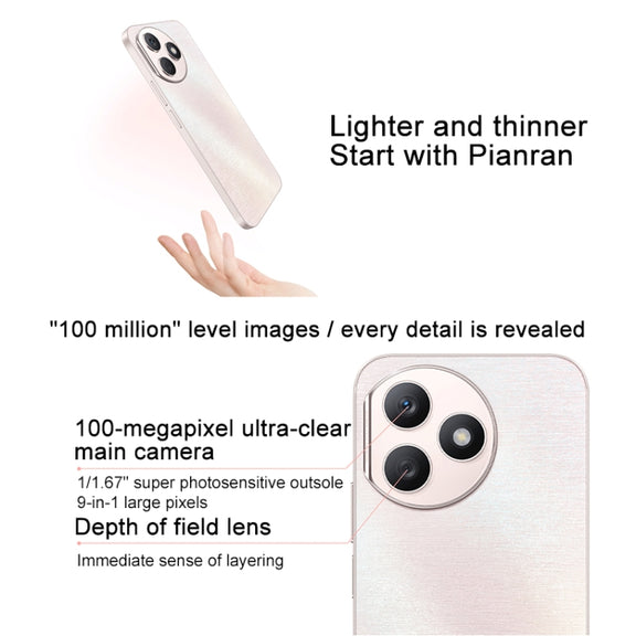 Honor X50i+, 12GB+512GB,  6.7 inch MagicOS 7.2 Dimensity 6080 Octa Core up to 2.4GHz, Network: 5G, OTG, Not Support Google Play(Pink)