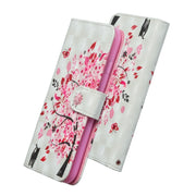 For Samsung Galaxy A81 / Note 10 Lite 3D Painting Pattern Horizontal Flip TPU + PU Leather Case with Holder & Card Slots & Wallet(Cat Under The Tree)