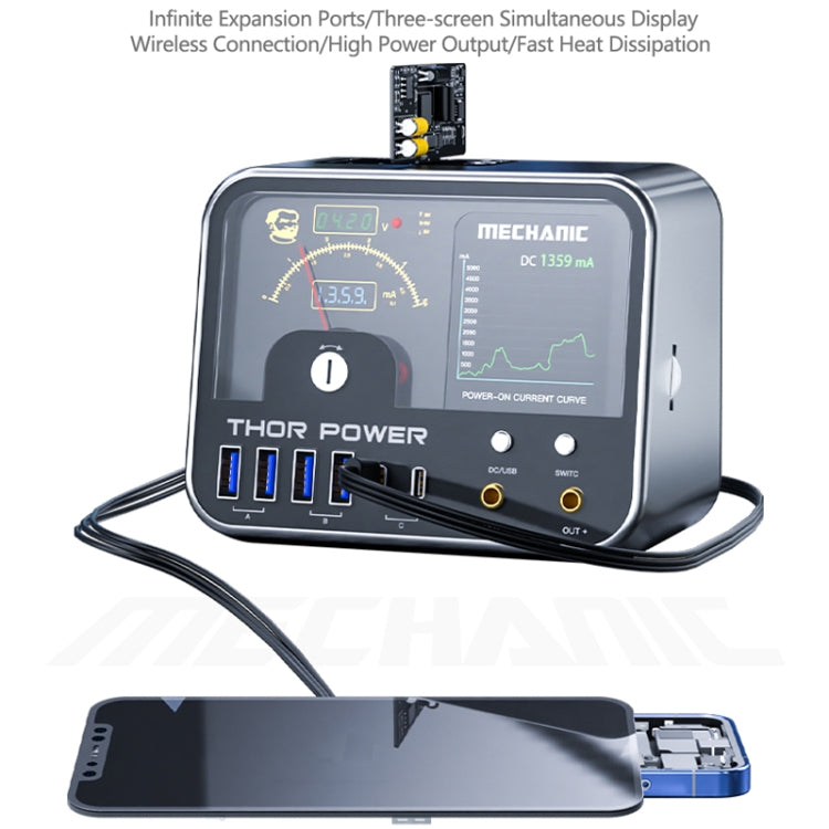 Mechanic Thor Power Intelligent DC Regulated Diagnostic Supply Power with Expansion Interface, Plug:US - free shipping - PMC TechLife - Order now!