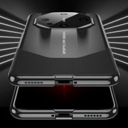 For Huawei Mate 60 GKK Leather Supercar Shockproof Phone Case(Black)