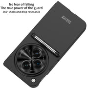 For OPPO Find N3 / OnePlus Open GKK Ultra-thin Full Coverage Phone Flip Case with Pen(Black)