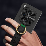 For OPPO Find N3 / OnePlus Open GKK Integrated Ultrathin Shockproof Phone Case with Ring Wrist Strap(Carbon Fiber)