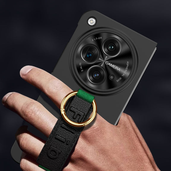 For OPPO Find N3 / OnePlus Open GKK Integrated Ultrathin Shockproof Phone Case with Ring Wrist Strap(Carbon Fiber)
