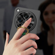 For OPPO Find N3 / OnePlus Open GKK Integrated Ultrathin Shockproof Phone Case with Ring Wrist Strap(Carbon Fiber)