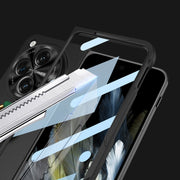 For OPPO Find N3 / OnePlus Open GKK Integrated Ultrathin Shockproof Phone Case with Ring Wrist Strap(Carbon Fiber)