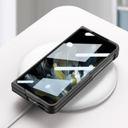 For OPPO Find N3 / OnePlus Open GKK Integrated Ultrathin Shockproof Phone Case with Ring Wrist Strap(Carbon Fiber)
