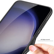 For Samsung Galaxy S24+ 5G GKK TPU + PU Full Coverage Phone Case(Vertical Texture)