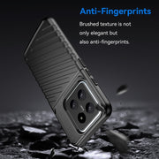 For Xiaomi 14 Thunderbolt Shockproof Soft TPU Phone Case(Black)