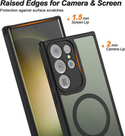 For Samsung Galaxy S23 Ultra 5G Fine Hole Skin Feel MagSafe Magnetic Phone Case