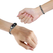 For Xiaomi Mi Band 8 Heart-to-heart Diamond Metal Watch Band(Black)