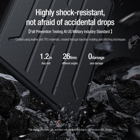 For 15.4 inch Laptop NILLKIN TPU Laptop Sleeve Bag(Black)