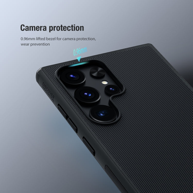 For Samsung Galaxy S24 Ultra 5G NILLKIN Frosted Shield Pro PC + TPU Phone Case(Black)