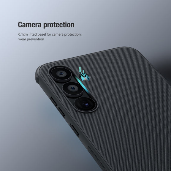 For Samsung Galaxy A55 NILLKIN Frosted Shield Pro PC + TPU Phone Case(Blue)