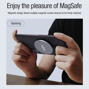 For Samsung Galaxy S24 Ultra 5G NILLKIN Frosted Shield Pro Magnetic Magsafe Phone Case(Black)