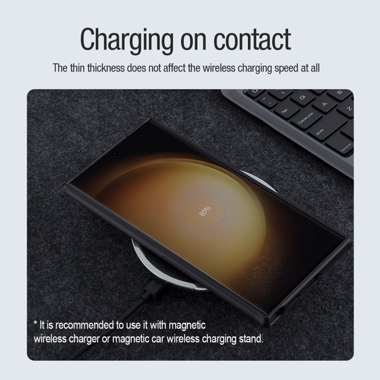 For Samsung Galaxy S24 Ultra 5G NILLKIN Frosted Shield Pro Magnetic Magsafe Phone Case(Black)