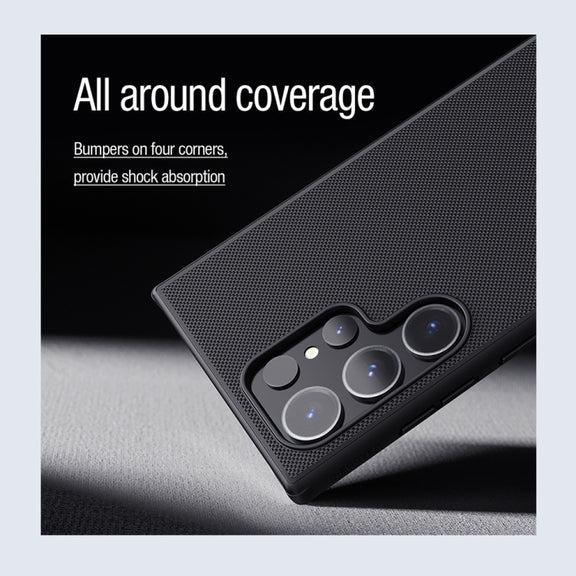 For Samsung Galaxy S24 Ultra 5G NILLKIN Frosted Shield Pro Magnetic Magsafe Phone Case(Black)