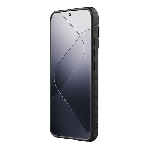 For Xiaomi 14 Pro NILLKIN Textured Prop Lens Protection Holder Nylon Phone Case(Black)