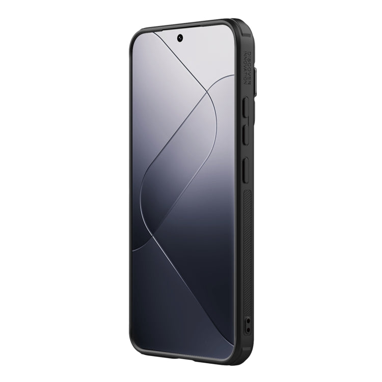 For Xiaomi 14 Pro NILLKIN Textured Prop Lens Protection Holder Nylon Phone Case(Black)