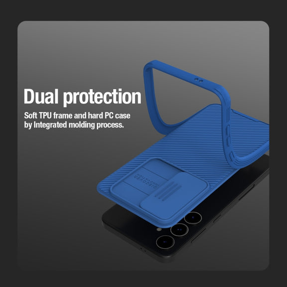 For Samsung Galaxy S24+ 5G NILLKIN Black Mirror Pro Series Camshield PC Phone Case(Black)