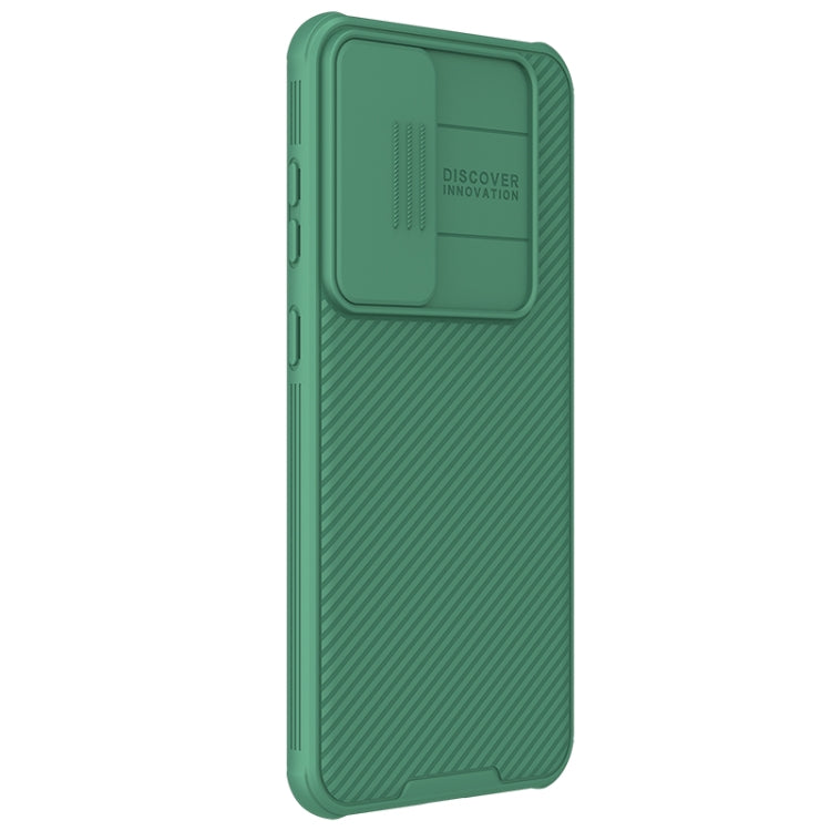 For Samsung Galaxy S24+ 5G NILLKIN Black Mirror Pro Series Camshield PC Phone Case(Green) - Galaxy S24+ 5G Cases by NILLKIN | Online Shopping South Africa | PMC Jewellery | Buy Now Pay Later Mobicred