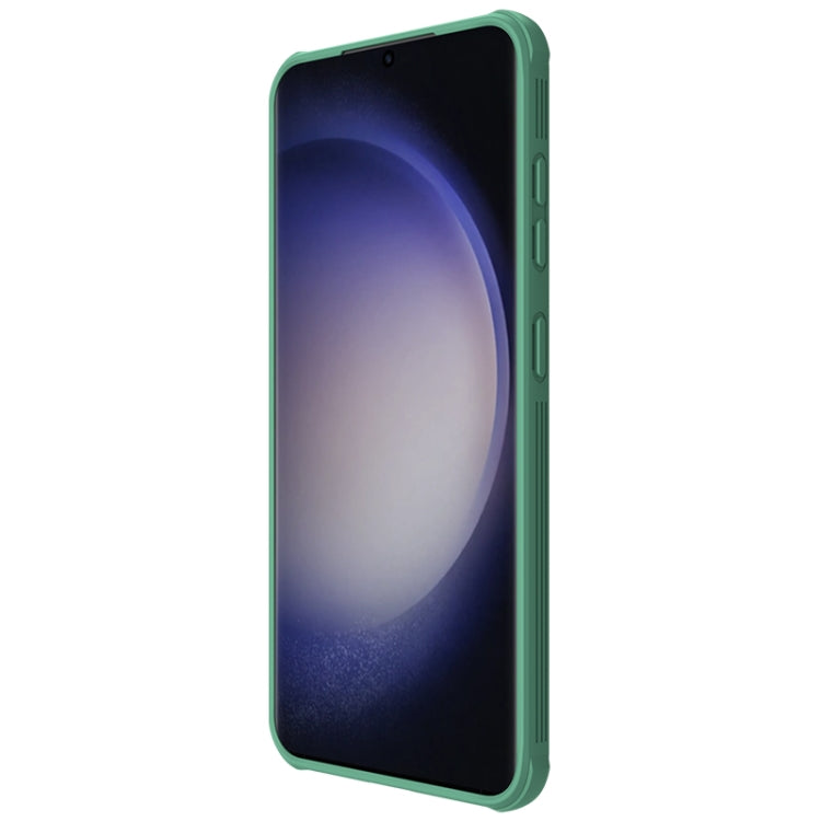 For Samsung Galaxy S24+ 5G NILLKIN Black Mirror Pro Series Camshield PC Phone Case(Green)