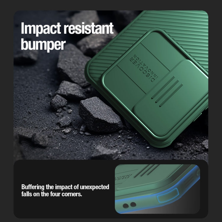 For Samsung Galaxy S24+ 5G NILLKIN Black Mirror Pro Series Camshield PC Phone Case(Green) - Galaxy S24+ 5G Cases by NILLKIN | Online Shopping South Africa | PMC Jewellery | Buy Now Pay Later Mobicred