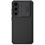 For Samsung Galaxy S24 5G NILLKIN Black Mirror Pro Series Camshield PC Phone Case(Black)