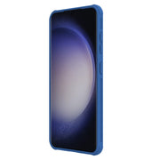 For Samsung Galaxy S24 5G NILLKIN Black Mirror Pro Series Camshield PC Phone Case(Blue)