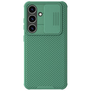 For Samsung Galaxy S24 5G NILLKIN Black Mirror Pro Series Camshield PC Phone Case(Green)