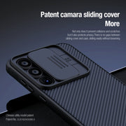 For Samsung Galaxy A55 NILLKIN Black Mirror Pro Series Camshield PC Phone Case(Black)