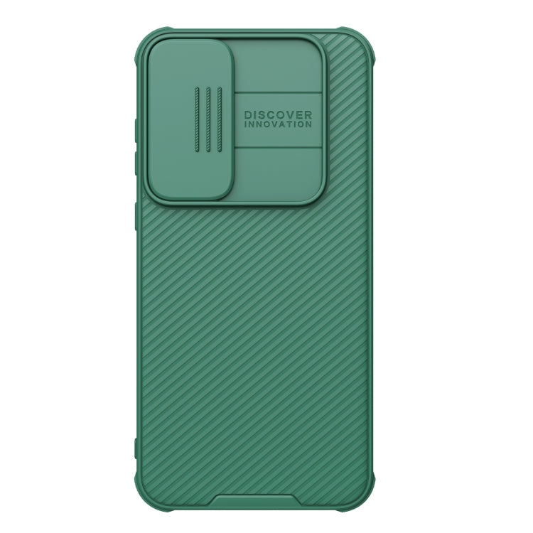 For Samsung Galaxy A55 NILLKIN Black Mirror Pro Series Camshield PC Phone Case(Green) - free shipping - PMC TechLife - Order now!