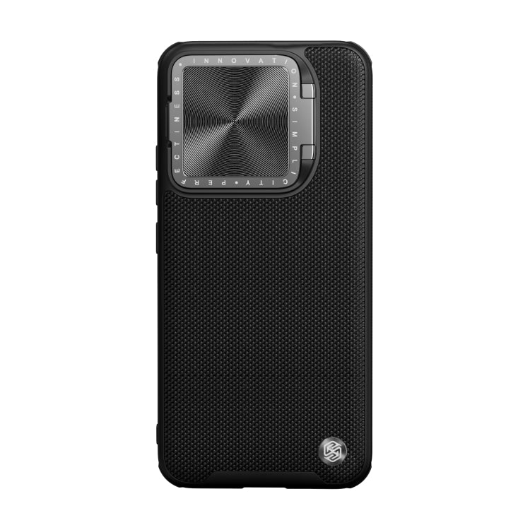 For Xiaomi 14 Pro NILLKIN Textured Prop Magnetic Lens Protection Holder Nylon Phone Case(Black) - free shipping - PMC TechLife - Order now!