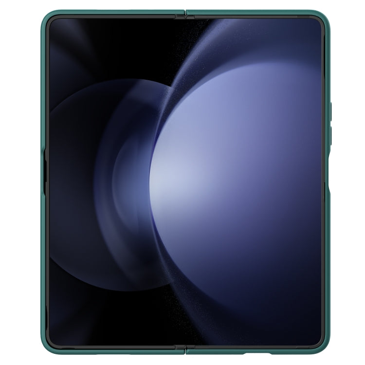 For Samsung Galaxy Z Fold5 NILLKIN Flex Pure PC + Liquid Silicone Phone Case with S Pen(Green)