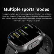 D8 2.01 inch 2 in 1 Bluetooth Earphone Silicone Band Smart Watch, Support Wellness Tracking / NFC(Black)