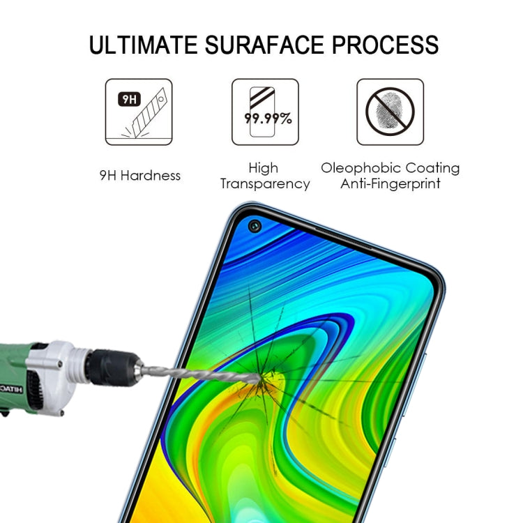 For Xiaomi Redmi Note 9 Global Full Glue Full Screen Tempered Glass Film -  by PMC TechLife | Online Shopping South Africa | PMC TechLife | Buy Now Pay Later Mobicred