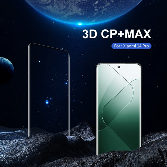 For Xiaomi 14 Pro NILLKIN 3D CP+MAX Anti-Explosion Full Coverage Tempered Glass Film