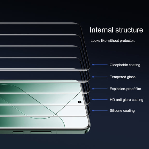 For Xiaomi 14 Pro NILLKIN 3D CP+MAX Anti-Explosion Full Coverage Tempered Glass Film