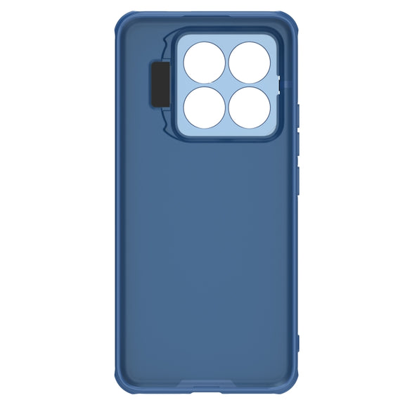 For Xiaomi 14 Pro NILLKIN Black Mirror Prop CD Texture Mirror Precise Hole Phone Case(Blue)