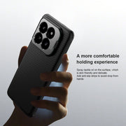 For Xiaomi 14 Pro NILLKIN Black Mirror Prop CD Texture Mirror Precise Hole Phone Case(Blue)