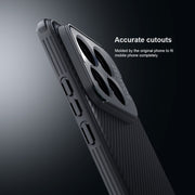 For Xiaomi 14 Pro NILLKIN Black Mirror Prop CD Texture Mirror Precise Hole Phone Case(Blue)