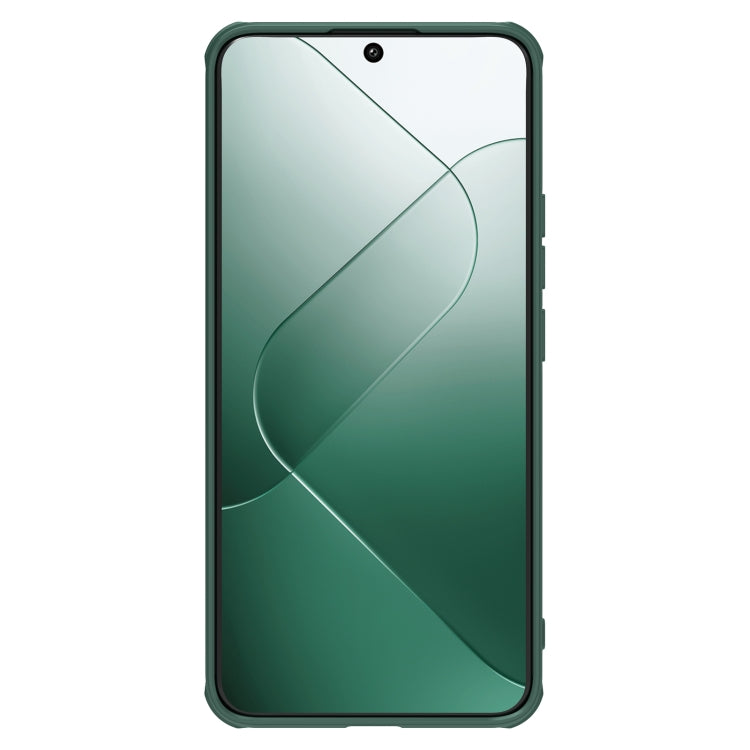For Xiaomi 14 Pro NILLKIN Black Mirror Prop CD Texture Mirror Precise Hole MagSafe Magnetic Phone Case(Green) - 14 Pro Cases by NILLKIN | Online Shopping South Africa | PMC Jewellery | Buy Now Pay Later Mobicred