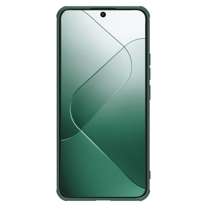 For Xiaomi 14 Pro NILLKIN Black Mirror Prop CD Texture Mirror Precise Hole MagSafe Magnetic Phone Case(Green) - 14 Pro Cases by NILLKIN | Online Shopping South Africa | PMC Jewellery | Buy Now Pay Later Mobicred