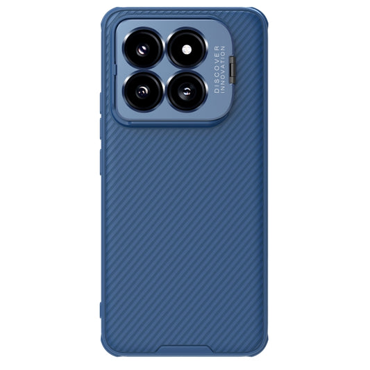 For Xiaomi 14 Pro NILLKIN Black Mirror Prop CD Texture Mirror Precise Hole MagSafe Magnetic Phone Case(Blue) - free shipping - PMC Jewellery - Order now!