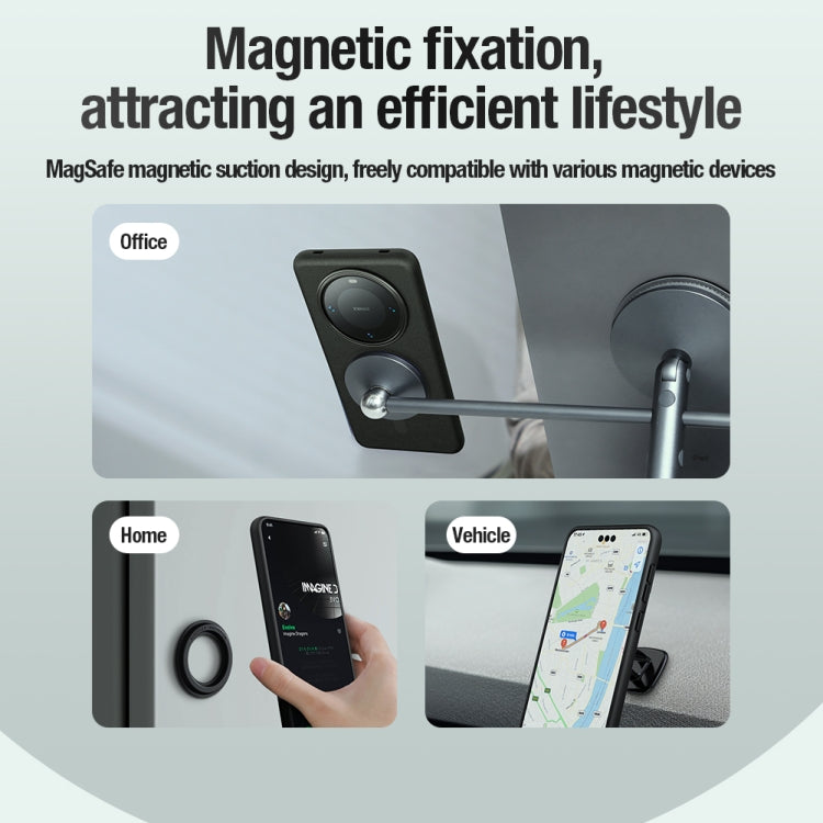 For Huawei Mate 60 Pro / 60 Pro+ NILLKIN MagProp 360 Rotation PC + TPU Full Covering MagSafe Magnetic Phone Case(Black)