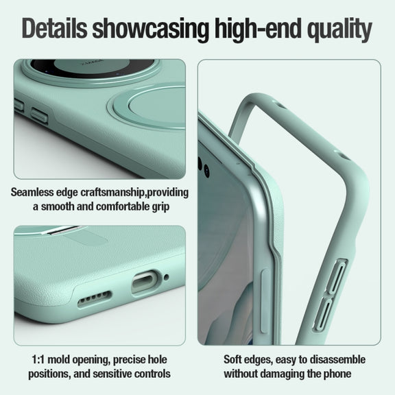 For Huawei Mate 60 Pro / 60 Pro+ NILLKIN MagProp 360 Rotation PC + TPU Full Covering MagSafe Magnetic Phone Case(Green)