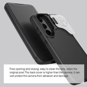 For Samsung Galaxy S24+ 5G NILLKIN Qin Prop Series Flip Camera Cover Design Leather Phone Case(Black)