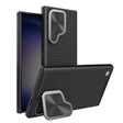 For Samsung Galaxy S24 Ultra 5G NILLKIN Textured Prop Camera Cover Holder Design Nylon MagSafe Magnetic Phone Case(Black) - free shipping - PMC TechLife - Order now!